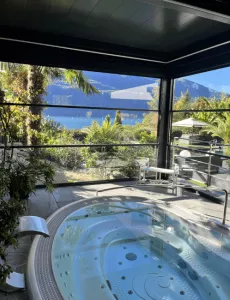 Photo de l'espace nordique de l'hôtel des Suites du Lac à Aix-les-Bains.